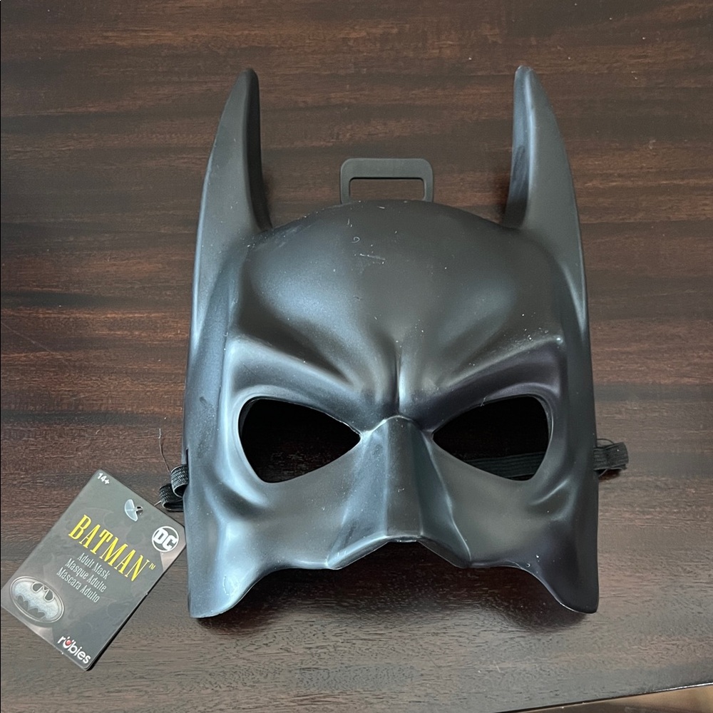 Rubie's Dark Knight Batman Black Adult Mask NWT